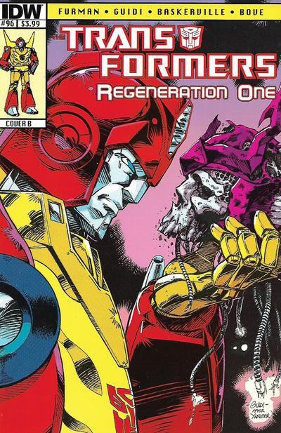 Cover for Transformers: Regeneration One (IDW, 2012 series) #96 [Cover B - Guido Guidi]