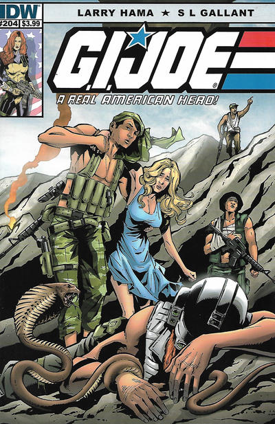 Cover for G.I. Joe: A Real American Hero (IDW, 2010 series) #204 [S. L. Gallant]