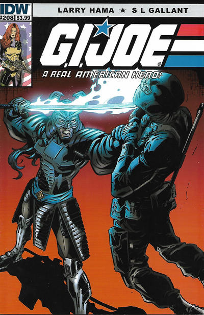 Cover for G.I. Joe: A Real American Hero (IDW, 2010 series) #208 [S. L. Gallant Cover]