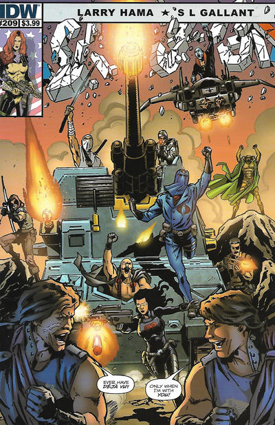 Cover for G.I. Joe: A Real American Hero (IDW, 2010 series) #209 [S.L. Gallant Cover]