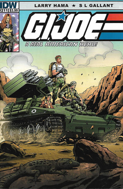 Cover for G.I. Joe: A Real American Hero (IDW, 2010 series) #211 [S.L. Gallant Cover]