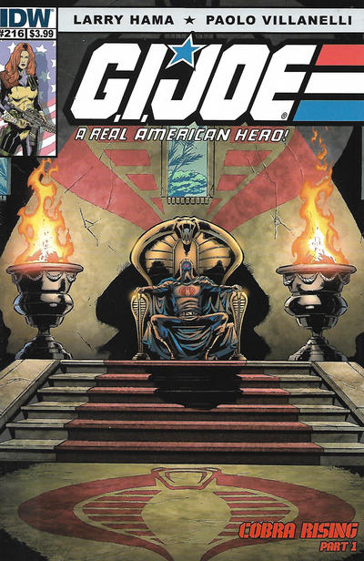 Cover for G.I. Joe: A Real American Hero (IDW, 2010 series) #216 [Cover A]