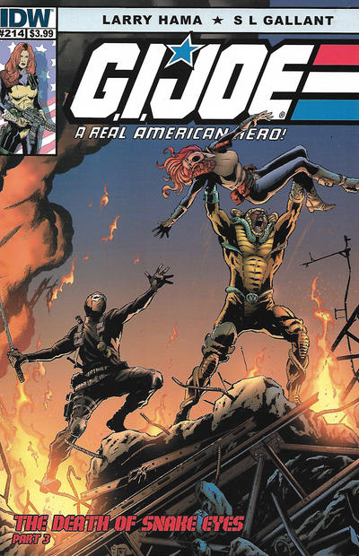 Cover for G.I. Joe: A Real American Hero (IDW, 2010 series) #214 [S. L. Gallant Cover]
