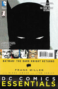 Cover Thumbnail for Batman Essentials - Batman: The Dark Knight Returns Special Edition (DC, 2014 series) #1