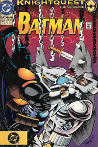 Cover for Batman (DC, 1940 series) #502 [DC Bullet Logo Corner Box]