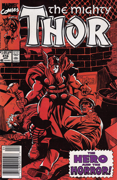 Cover for Thor (Marvel, 1966 series) #416 [Mark Jewelers]