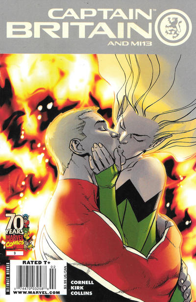 Cover for Captain Britain and MI: 13 (Marvel, 2008 series) #9 [Newsstand]