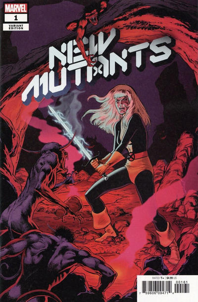 Cover for New Mutants (Marvel, 2020 series) #1 [Bob McLeod 'Hidden Gem']
