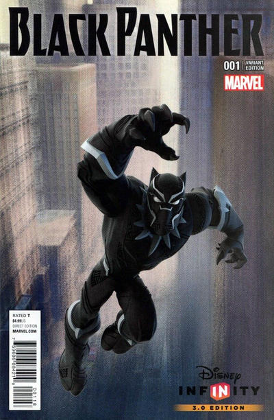 Cover for Black Panther (Marvel, 2016 series) #1 [Incentive Disney Interactive Game Variant]