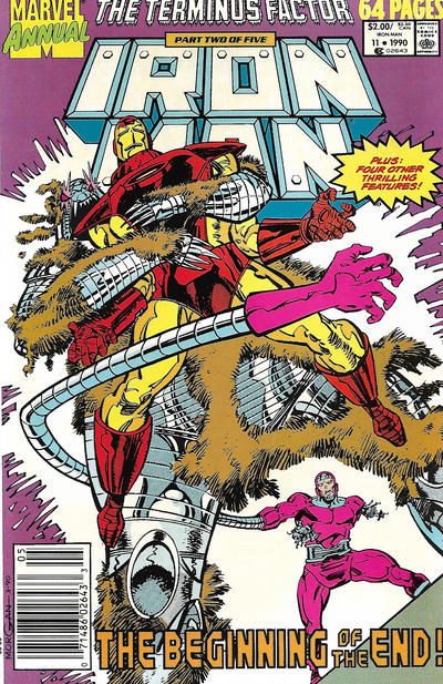 Cover for Iron Man Annual (Marvel, 1976 series) #11 [Newsstand]