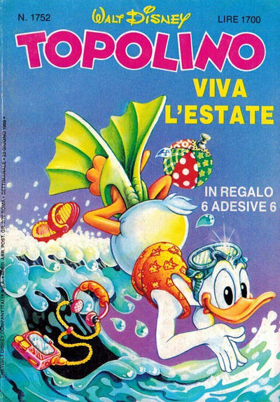 Cover for Topolino (Disney Italia, 1988 series) #1752