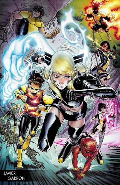 Cover for New Mutants (Marvel, 2020 series) #1 [Javier Garrón 'Young Guns']