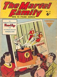 Cover Thumbnail for The Marvel Family (L. Miller & Son, 1950 series) #77