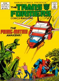 Cover Thumbnail for The Transformers Comics Magazine (Marvel, 1987 series) #6