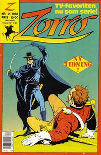 Cover Thumbnail for Zorro (Hemmets Journal, 1988 series) #2/1988