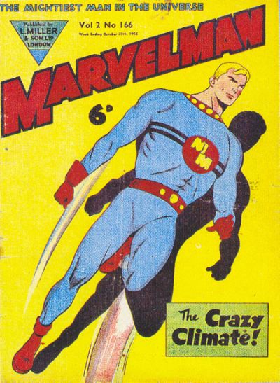 Cover for Marvelman (L. Miller & Son, 1954 series) #166