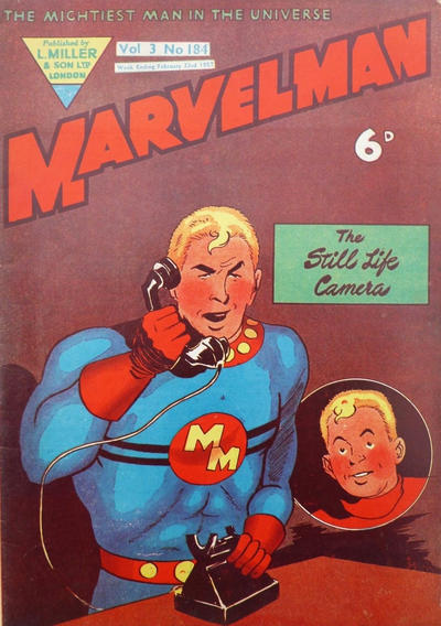 Cover for Marvelman (L. Miller & Son, 1954 series) #184