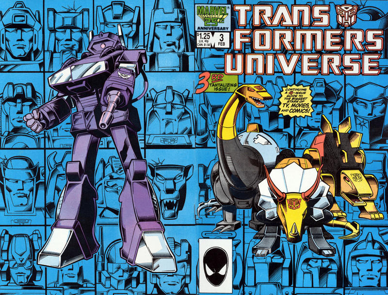 Cover for The Transformers Universe (Marvel, 1986 series) #3 [Direct]