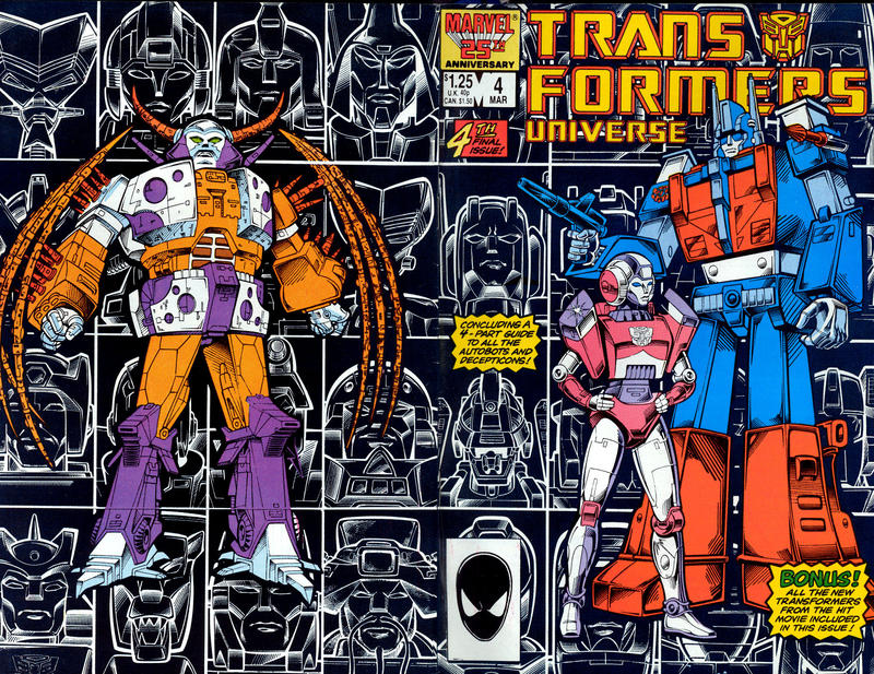 Cover for The Transformers Universe (Marvel, 1986 series) #4 [Direct]