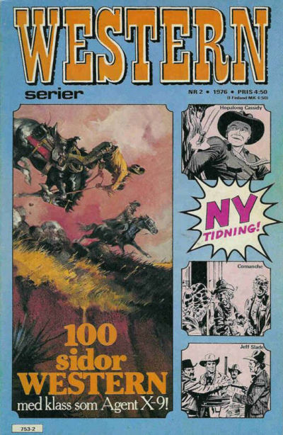 Cover for Westernserier (Semic, 1976 series) #2/1976