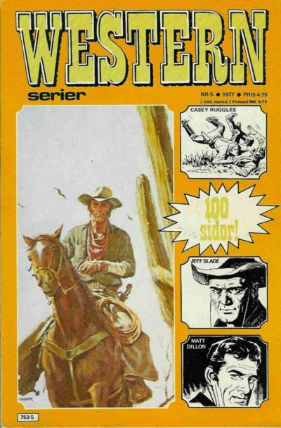 Cover for Westernserier (Semic, 1976 series) #5/1977