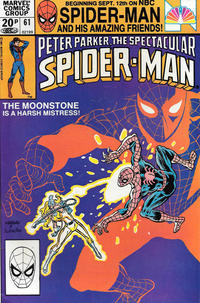 Cover for The Spectacular Spider-Man (Marvel, 1976 series) #61 [British]