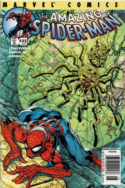 Cover for The Amazing Spider-Man (Marvel, 1999 series) #32 (473) [Newsstand]