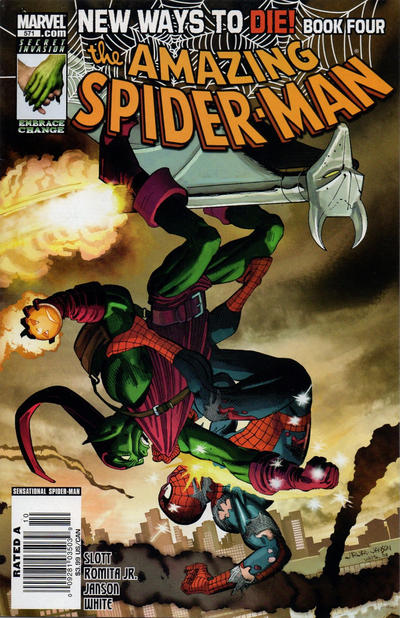Cover for The Amazing Spider-Man (Marvel, 1999 series) #571 [Newsstand]