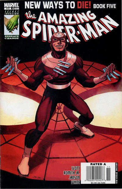 Cover for The Amazing Spider-Man (Marvel, 1999 series) #572 [Newsstand]
