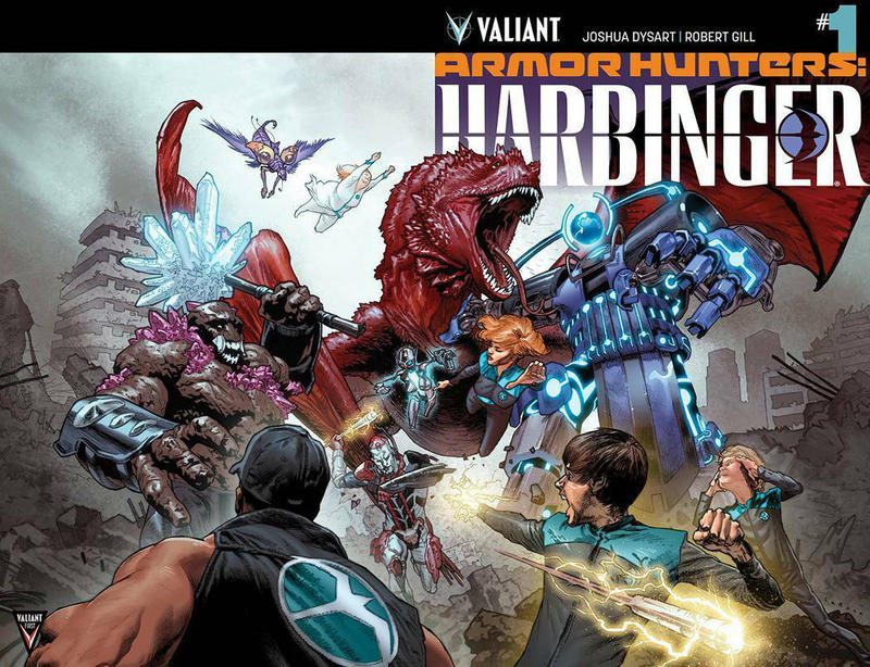 Cover for Armor Hunters: Harbinger (Valiant Entertainment, 2014 series) #1 [Cover A - Lewis LaRosa]