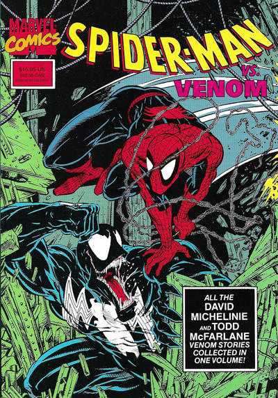 Cover for Spider-Man Vs. Venom (Marvel, 1990 series) [7th Printing]