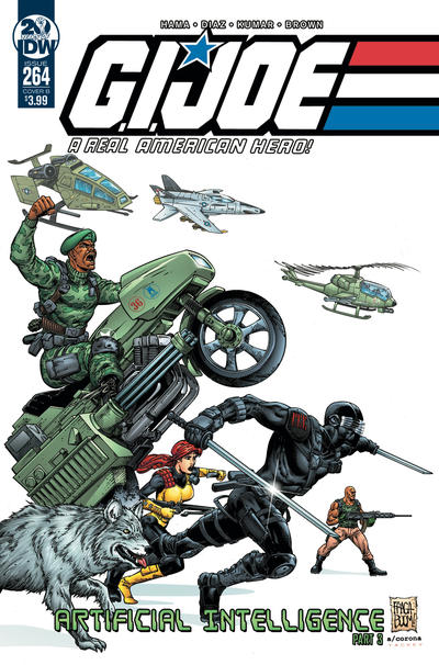 Cover for G.I. Joe: A Real American Hero (IDW, 2010 series) #264 [Cover B - Dan Fraga and Adelso Corona]