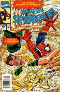 Cover Thumbnail for Web of Spider-Man (Marvel, 1985 series) #107 [Newsstand]