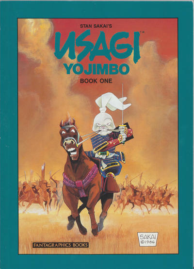 Cover for Usagi Yojimbo (Fantagraphics, 1987 series) #1 [Seventh Printing]