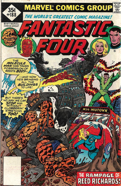 Cover for Fantastic Four (Marvel, 1961 series) #188 [Whitman]