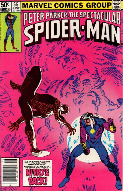 Cover for The Spectacular Spider-Man (Marvel, 1976 series) #55 [Newsstand]