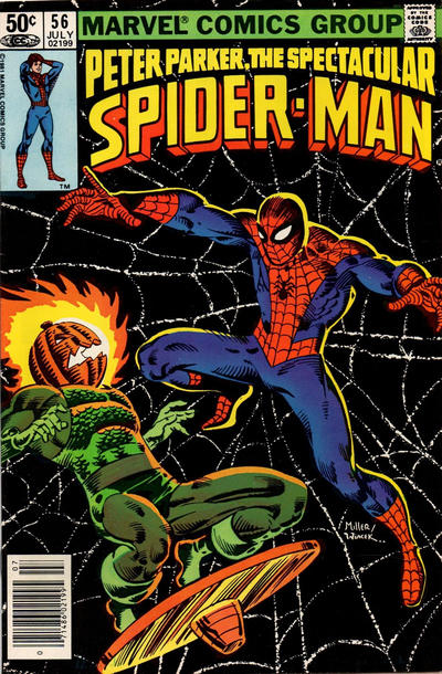 Cover for The Spectacular Spider-Man (Marvel, 1976 series) #56 [Newsstand]