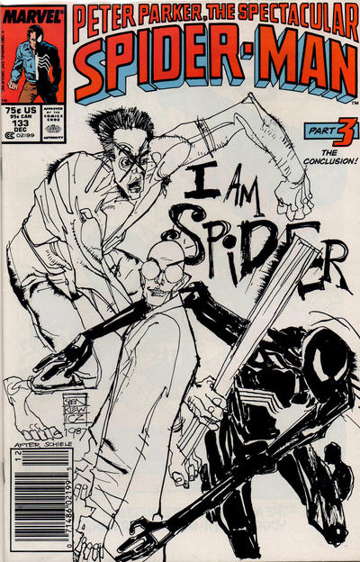 Cover for The Spectacular Spider-Man (Marvel, 1976 series) #133 [Newsstand]