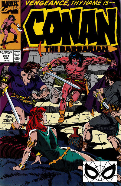 Cover for Conan the Barbarian (Marvel, 1970 series) #231 [Direct]