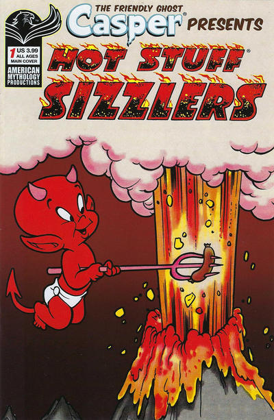 Cover for Casper the Friendly Ghost Presents Hot Stuff Sizzlers (American Mythology Productions, 2020 series) #1