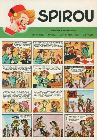 Cover for Spirou (Dupuis, 1947 series) #619