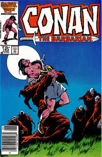 Cover for Conan the Barbarian (Marvel, 1970 series) #183 [Newsstand]