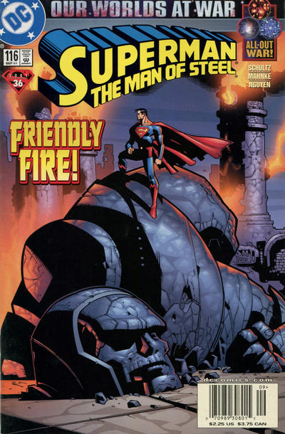 Cover for Superman: The Man of Steel (DC, 1991 series) #116 [Newsstand]