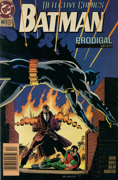 Cover for Detective Comics (DC, 1937 series) #680 [Newsstand]