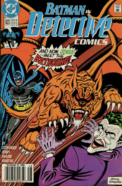 Cover for Detective Comics (DC, 1937 series) #623 [Newsstand]