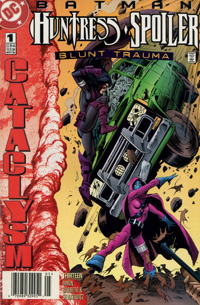Cover for Batman: Spoiler / Huntress - Blunt Trauma (DC, 1998 series) #1 [Newsstand]