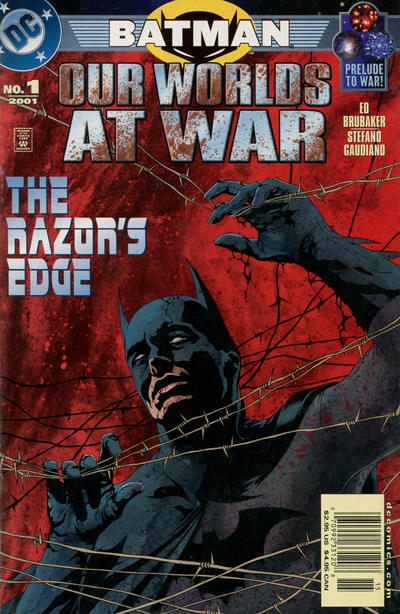 Cover for Batman: Our Worlds At War (DC, 2001 series) #1 [Newsstand]