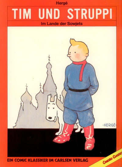 Cover for Tim und Struppi (Carlsen Comics [DE], 1988 series) #1 - Im Lande der Sowjets