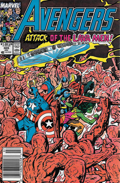 Cover for The Avengers (Marvel, 1963 series) #305 [Newsstand]