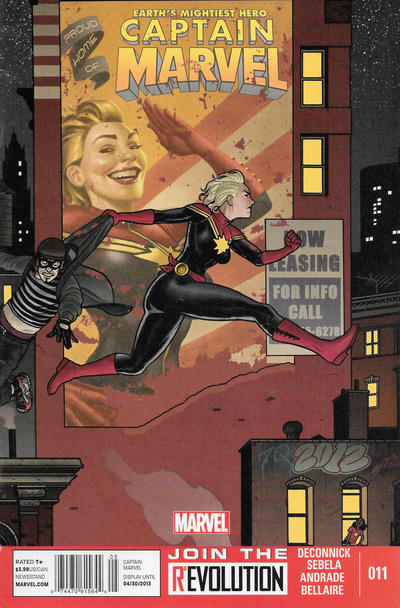 Cover for Captain Marvel (Marvel, 2012 series) #11 [Newsstand]